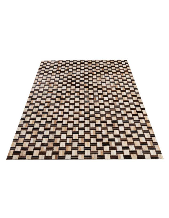 4' 11 x 7' 9 Cowhide - Patchwork Rug