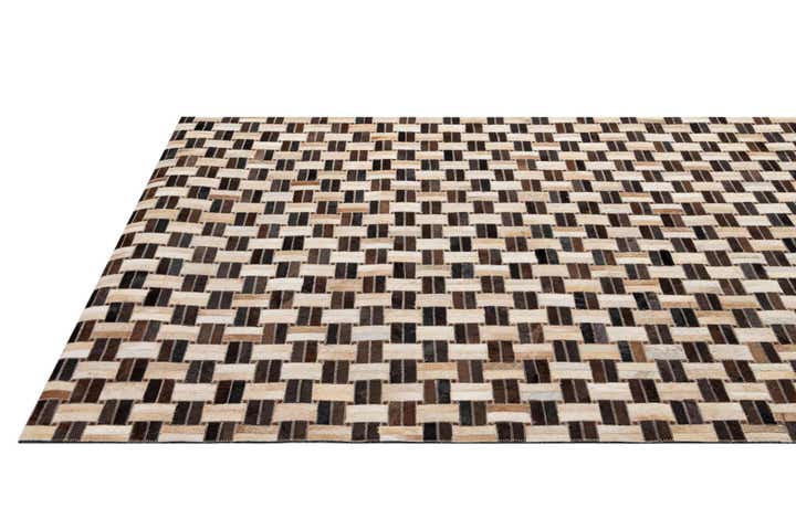 4' 11 x 7' 9 Cowhide - Patchwork Rug