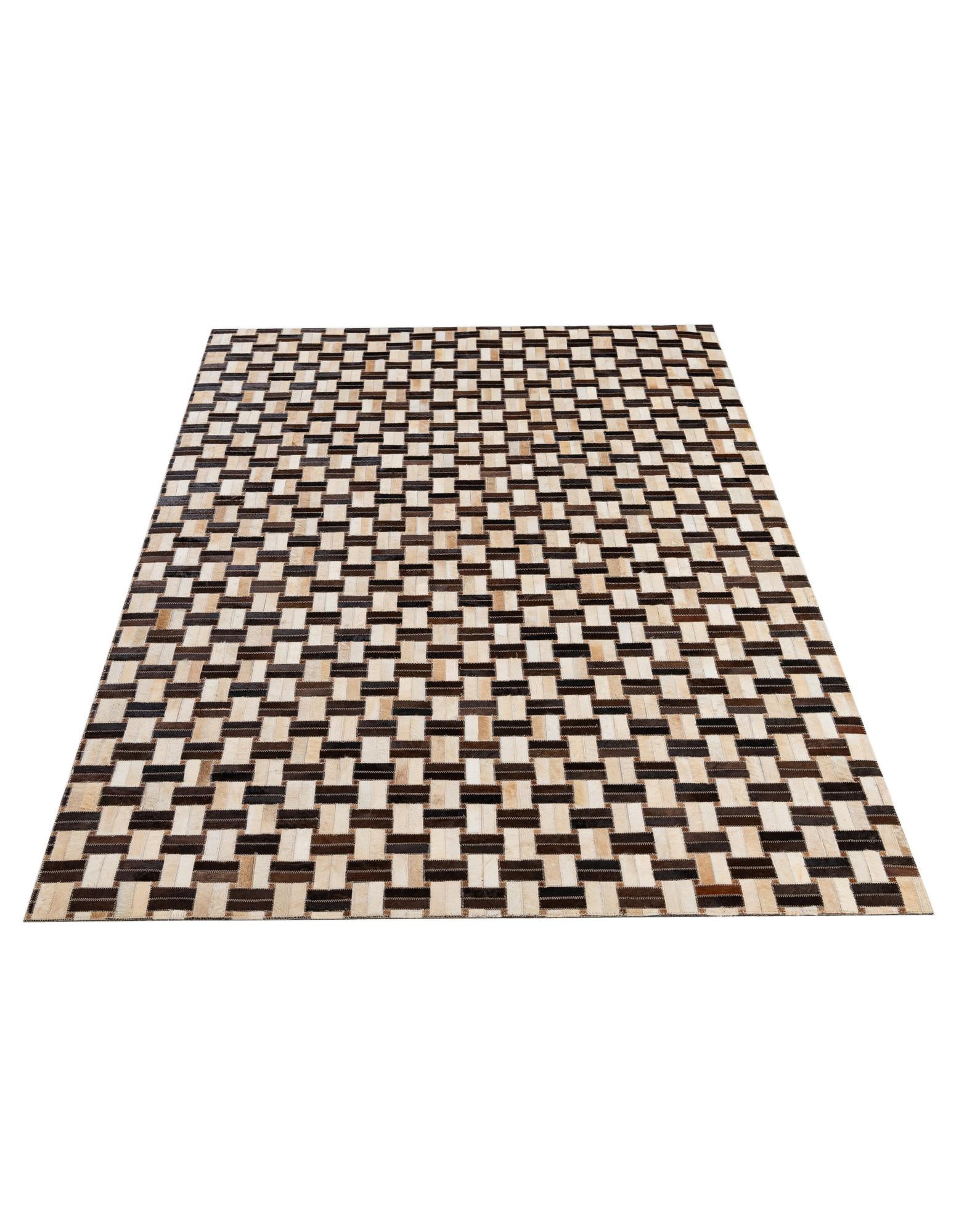 4' 11 x 7' 10 Cowhide - Patchwork Rug