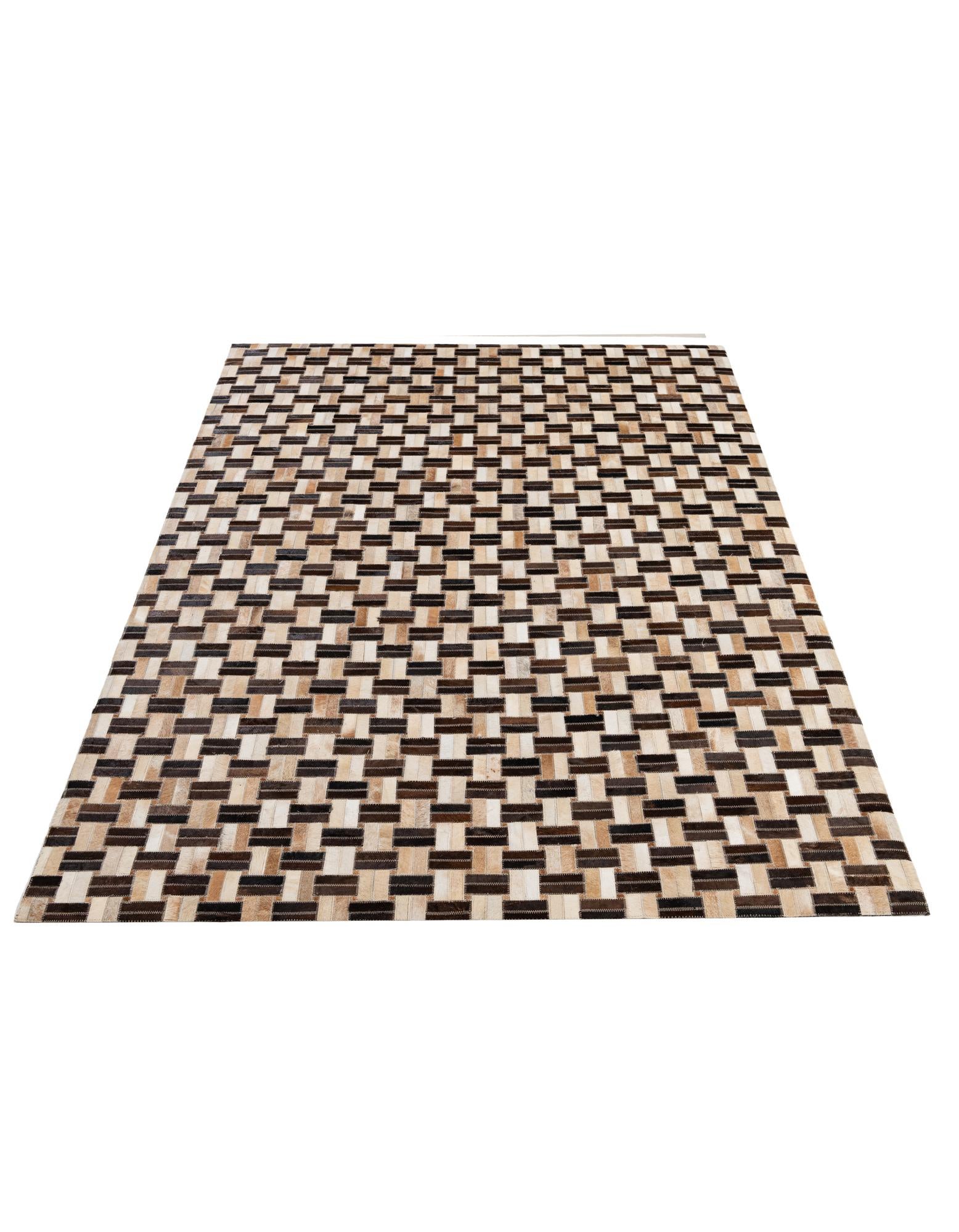 4' 11 x 7' 10 Cowhide - Patchwork Rug