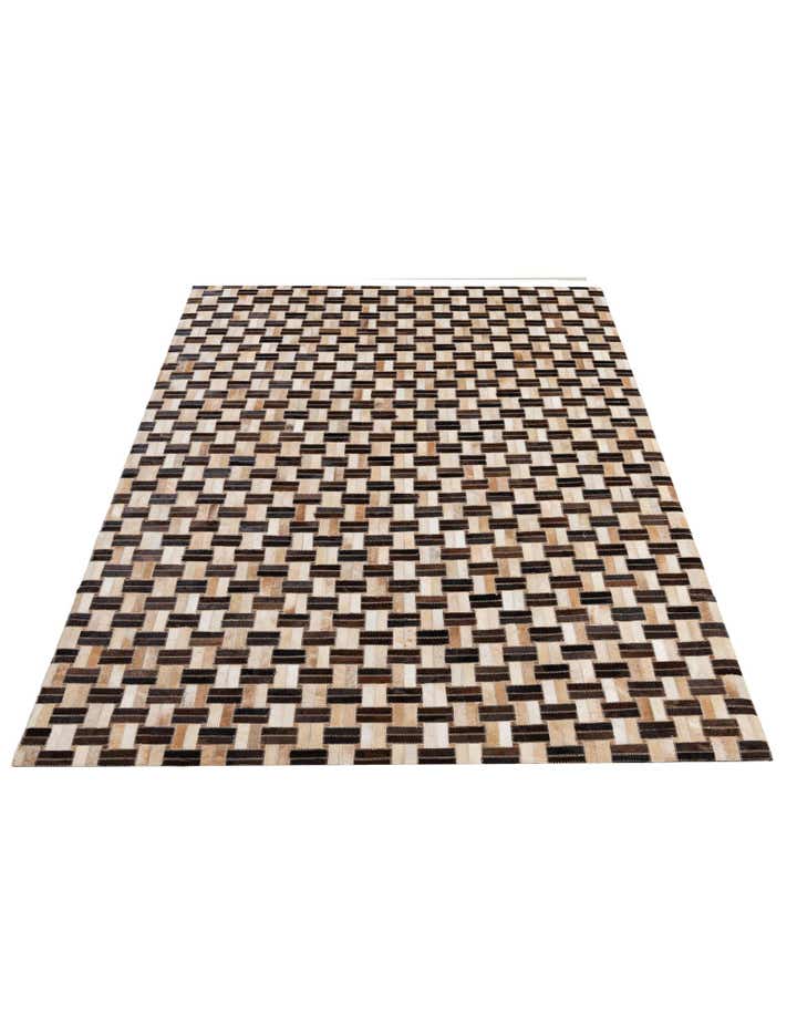 4' 11 x 7' 10 Cowhide - Patchwork Rug