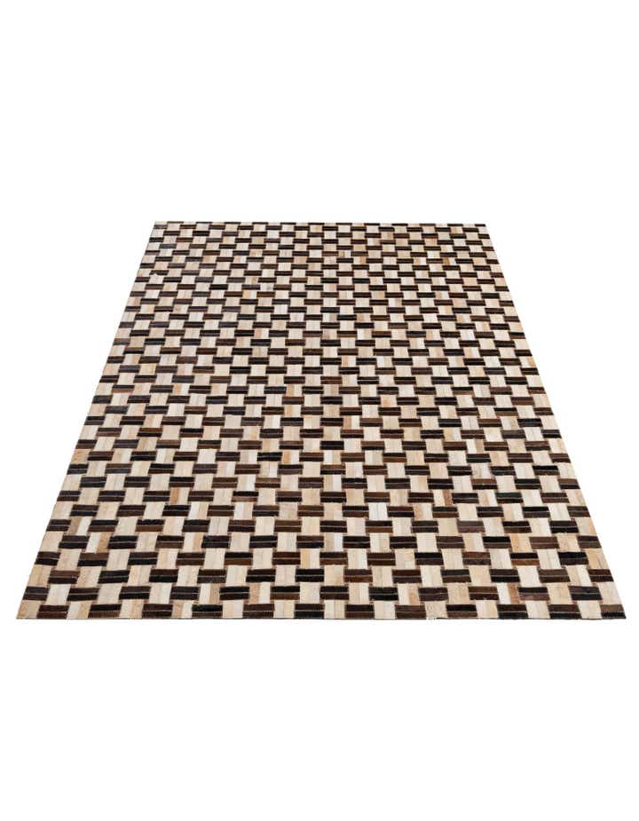 4' 11 x 7' 11 Cowhide - Patchwork Rug