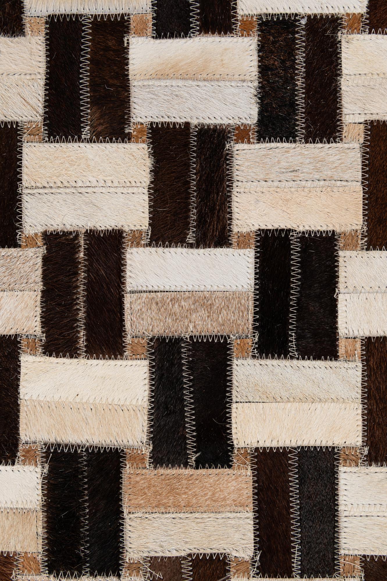 4' 11 x 7' 11 Cowhide - Patchwork Rug