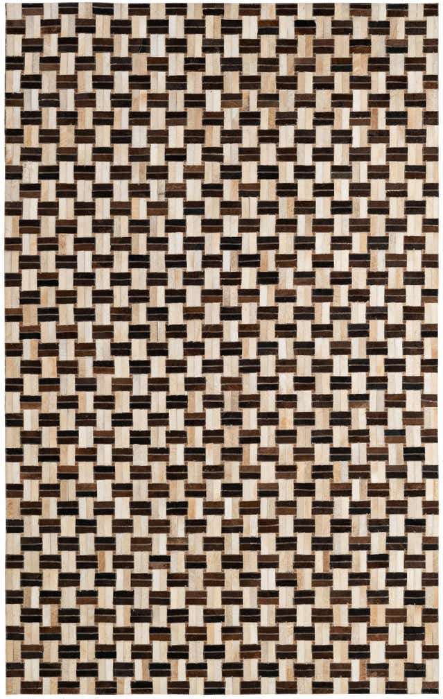 4' 11 x 7' 11 Cowhide - Patchwork Rug
