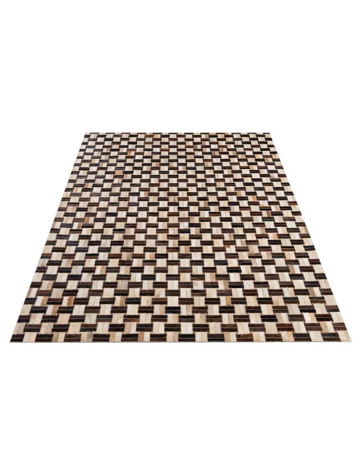 5' x 7' 10 Cowhide - Patchwork Rug