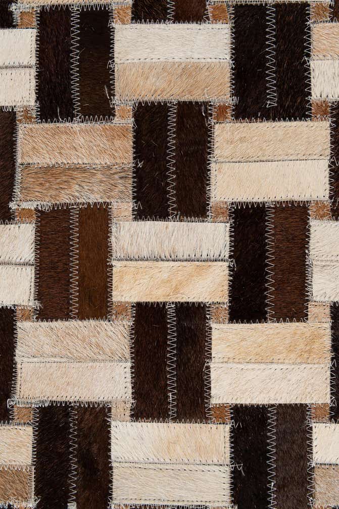 5' x 7' 10 Cowhide - Patchwork Rug
