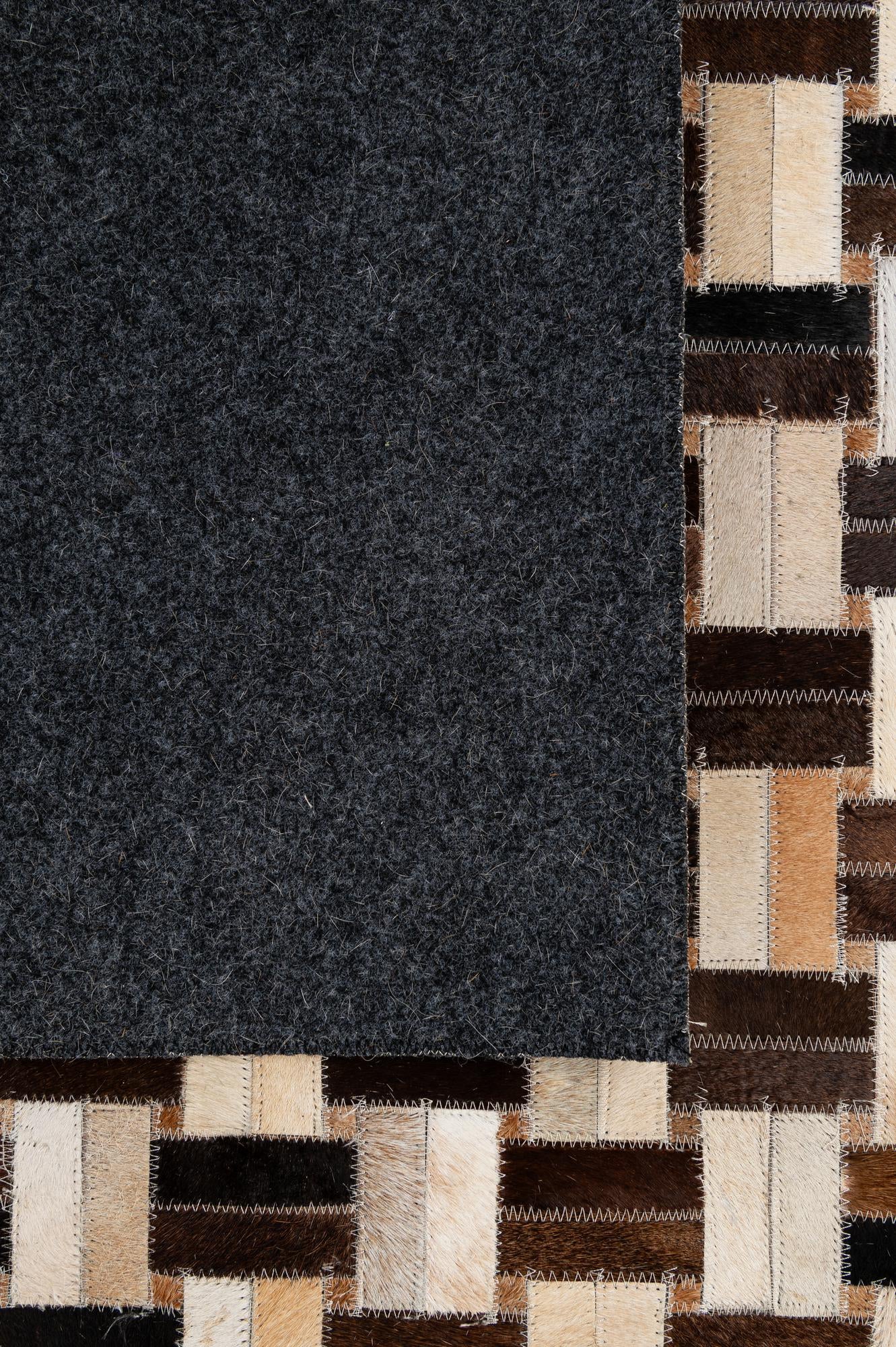 5' x 7' 10 Cowhide - Patchwork Rug