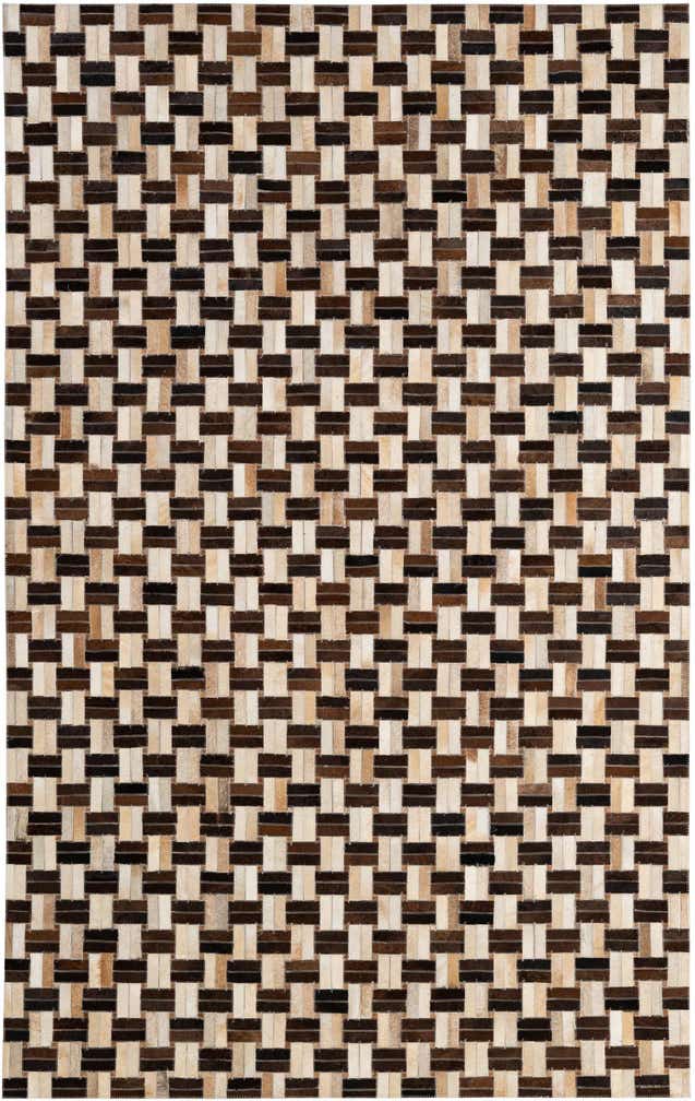 5' x 7' 10 Cowhide - Patchwork Rug