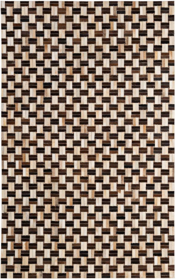 Detail image of 5' x 7' 10 Cowhide - Patchwork Rug