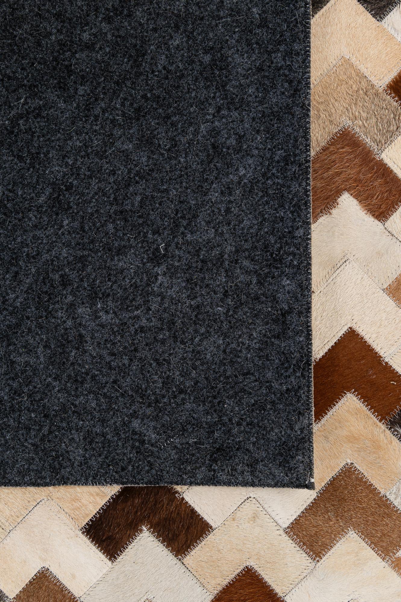 5' 1 x 7' 11 Cowhide - Patchwork Rug