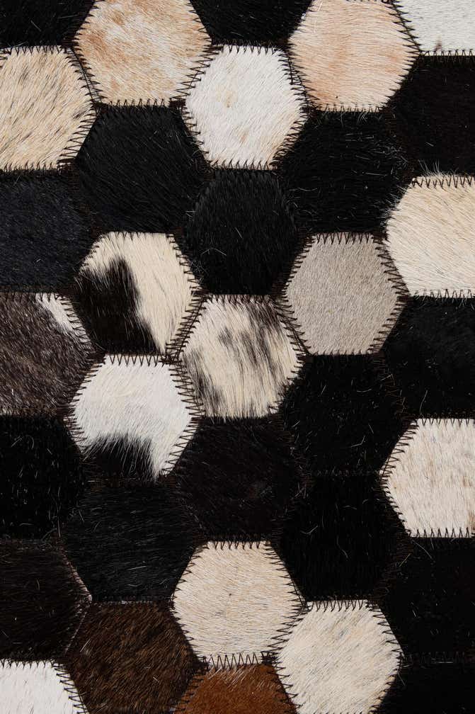 5' x 8' Cowhide - Patchwork Rug