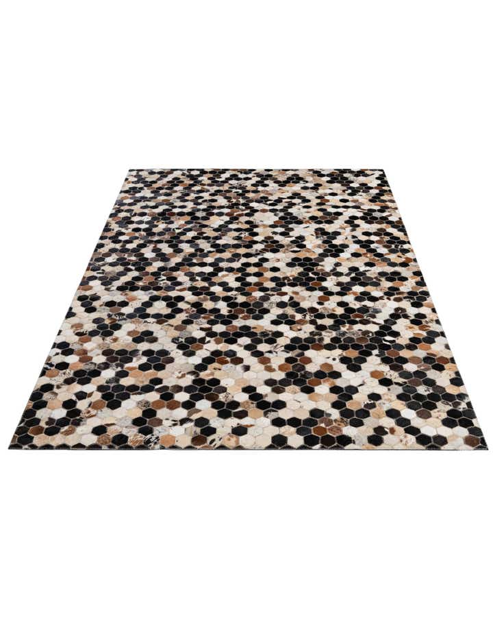 5' 1 x 7' 11 Cowhide - Patchwork Rug