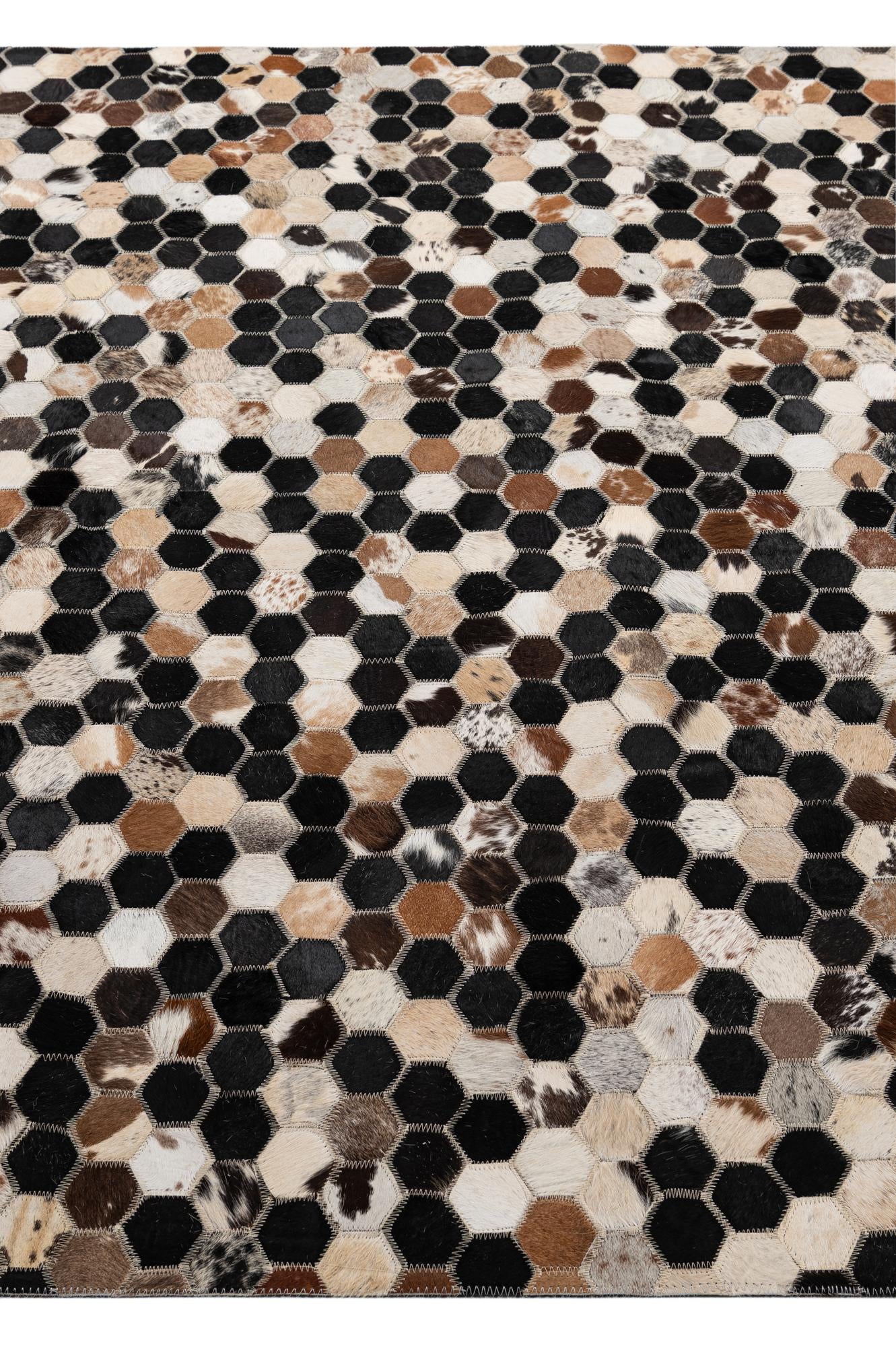 5' 1 x 7' 11 Cowhide - Patchwork Rug