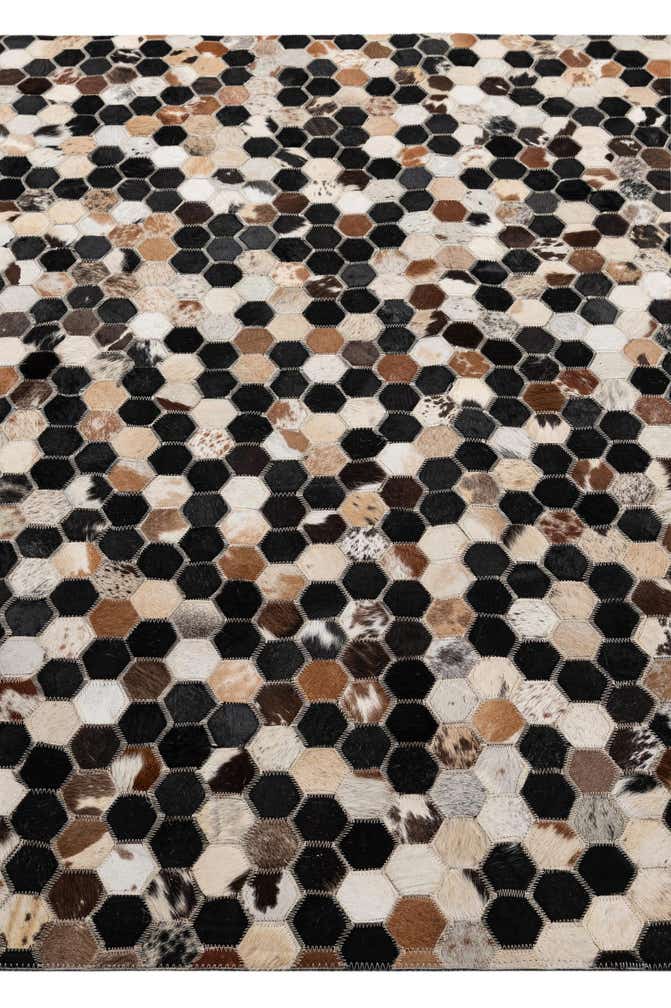5' 1 x 7' 11 Cowhide - Patchwork Rug