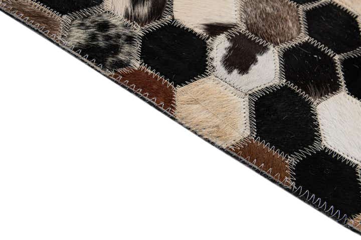 5' 1 x 7' 11 Cowhide - Patchwork Rug