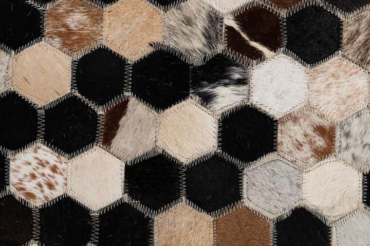 5' 1 x 7' 11 Cowhide - Patchwork Rug