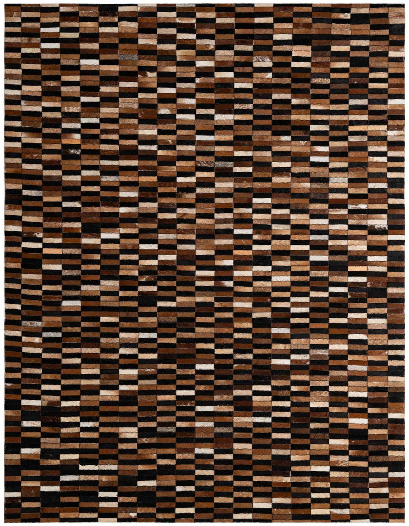 5' 3 x 8' Cowhide - Patchwork Rug
