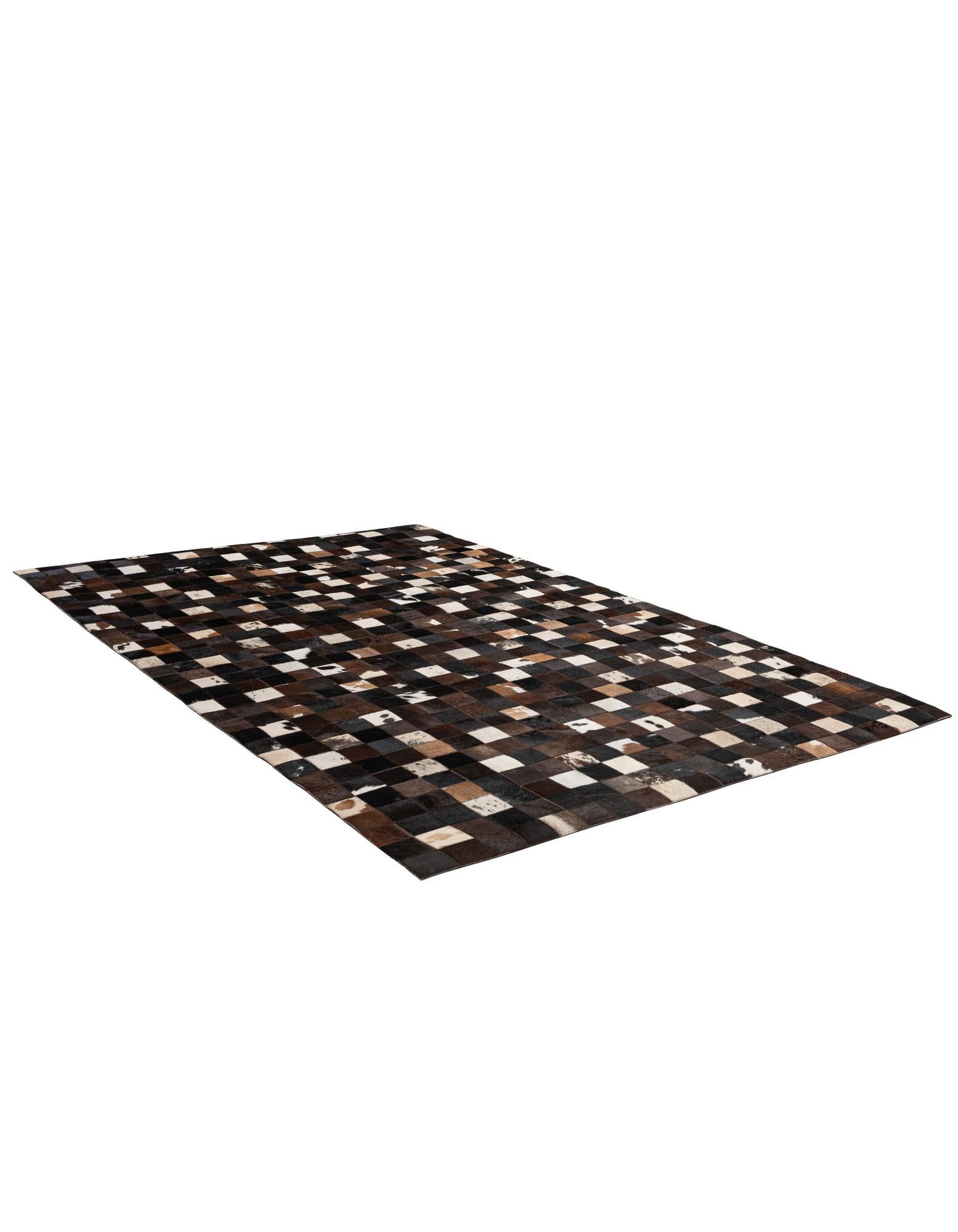 5' 2 x 7' 11 Cowhide - Patchwork Rug
