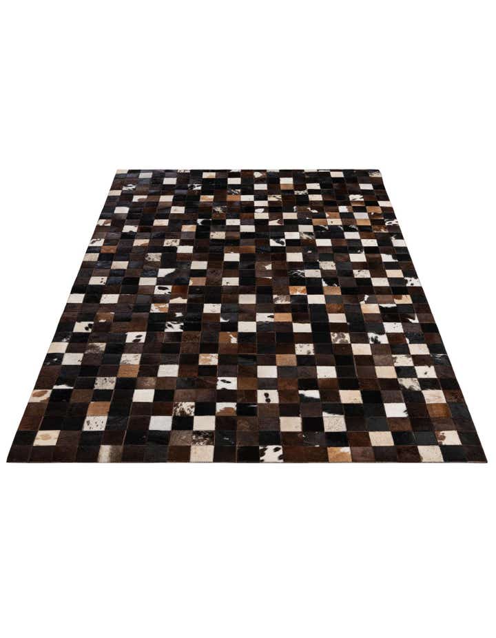 5' 2 x 7' 11 Cowhide - Patchwork Rug