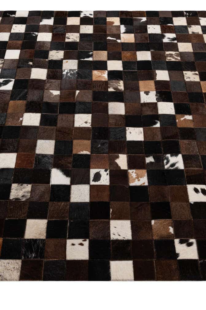 5' 2 x 7' 11 Cowhide - Patchwork Rug