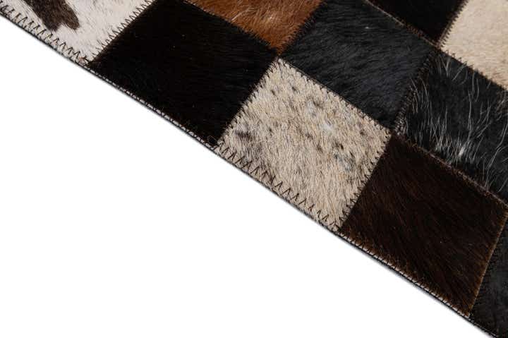 5' 2 x 7' 11 Cowhide - Patchwork Rug