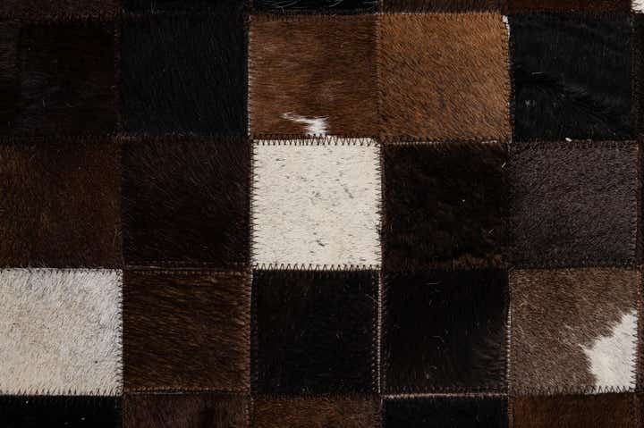 5' 2 x 7' 11 Cowhide - Patchwork Rug
