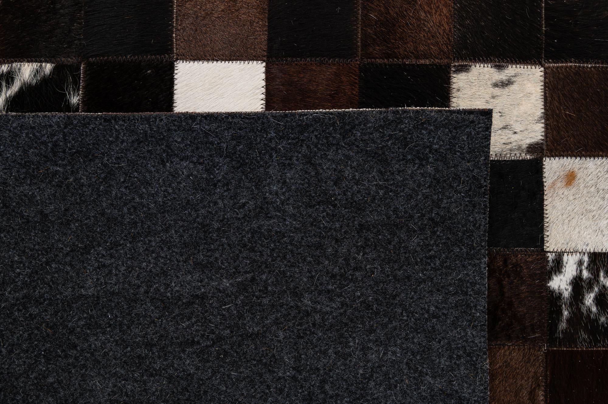 5' 2 x 7' 11 Cowhide - Patchwork Rug