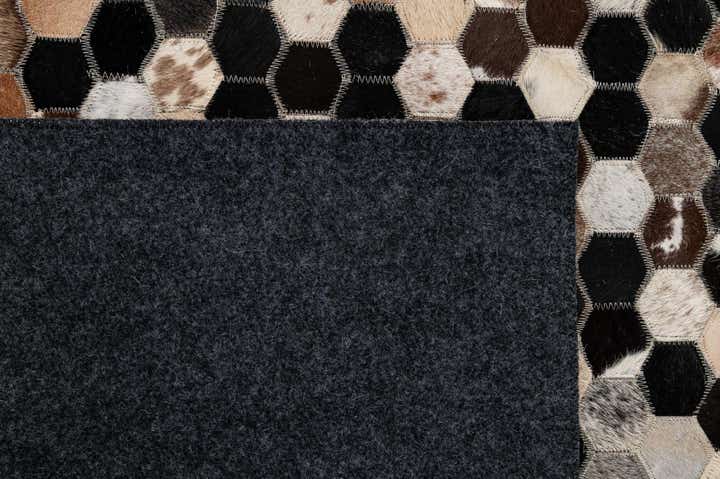 5' 1 x 7' 10 Cowhide - Patchwork Rug