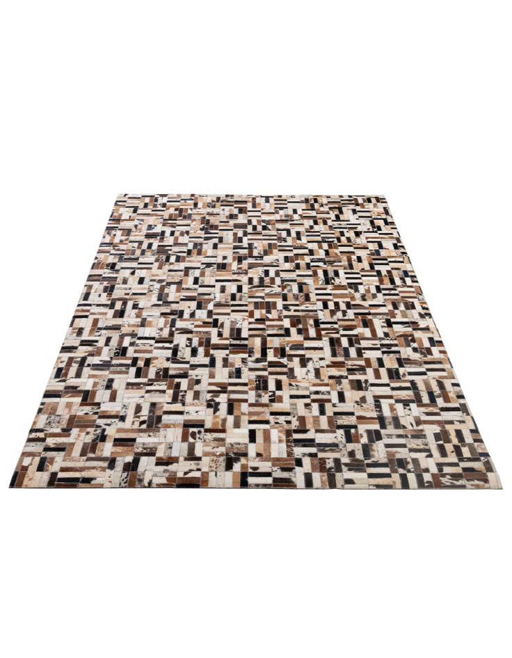 Detail image of 5' x 8' Cowhide - Patchwork Rug
