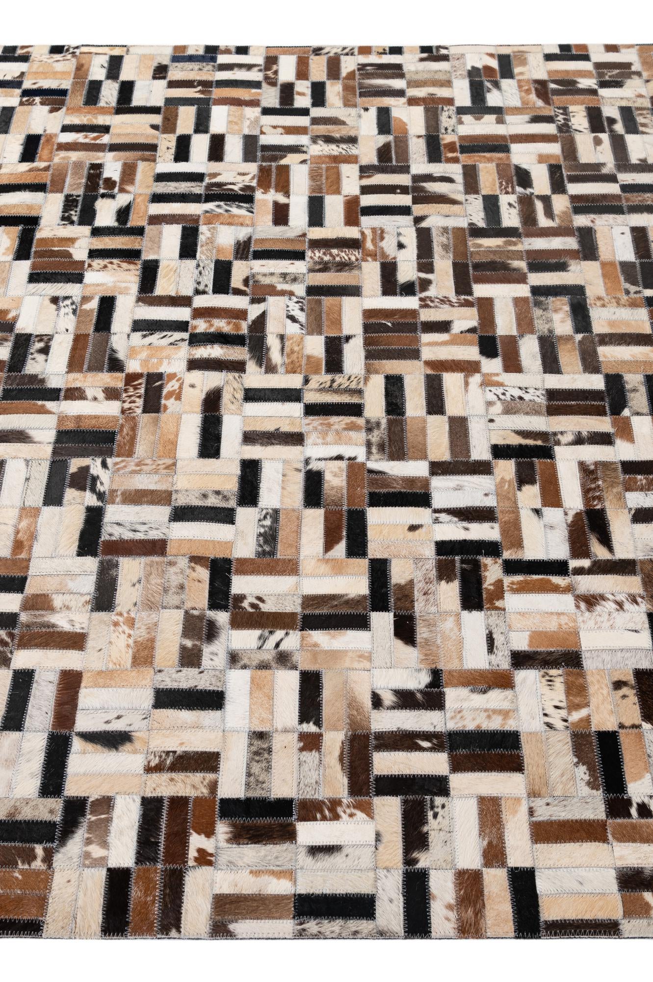 5' x 8' Cowhide - Patchwork Rug