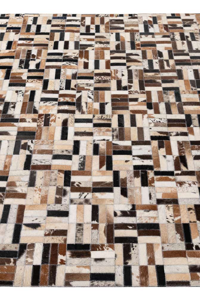 5' x 8' Cowhide - Patchwork Rug