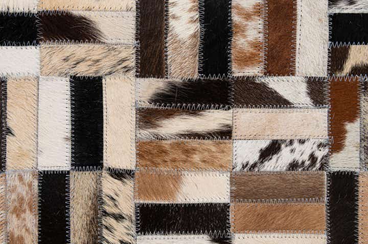 5' x 8' Cowhide - Patchwork Rug