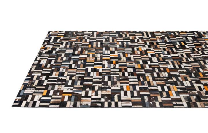 5' 2 x 8' Cowhide - Patchwork Rug