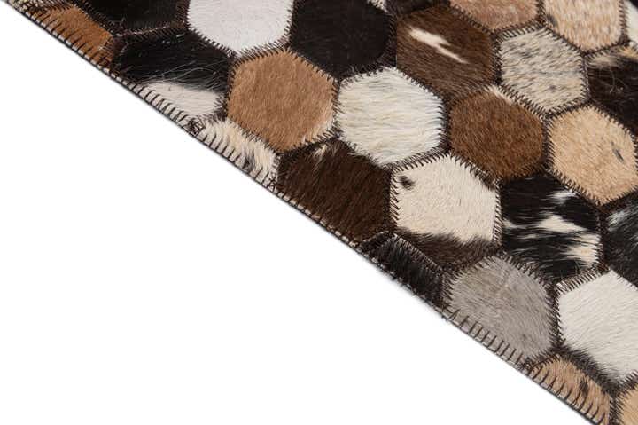 5' 1 x 7' 11 Cowhide - Patchwork Rug