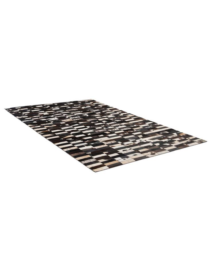 Detail image of 4' 11 x 7' 11 Cowhide - Patchwork Rug