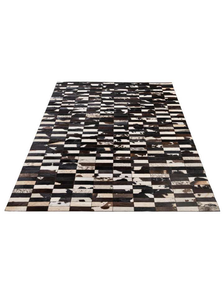 4' 11 x 7' 11 Cowhide - Patchwork Rug