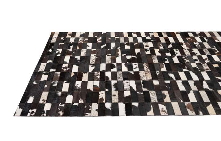 4' 11 x 7' 11 Cowhide - Patchwork Rug