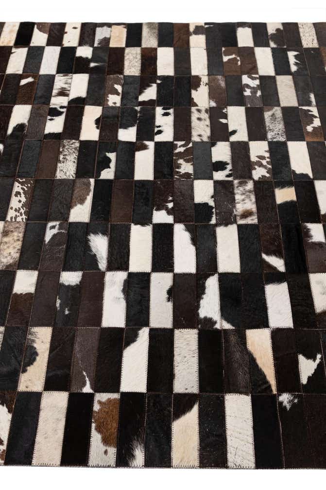 4' 11 x 7' 11 Cowhide - Patchwork Rug