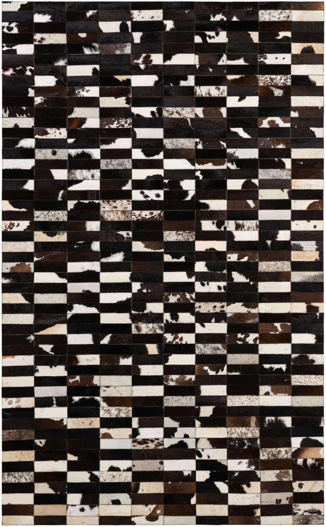 4' 11 x 7' 11 Cowhide - Patchwork Rug