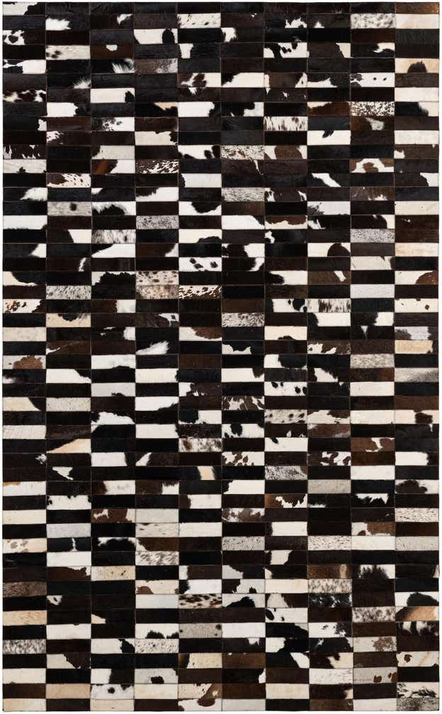 4' 11 x 7' 11 Cowhide - Patchwork Rug