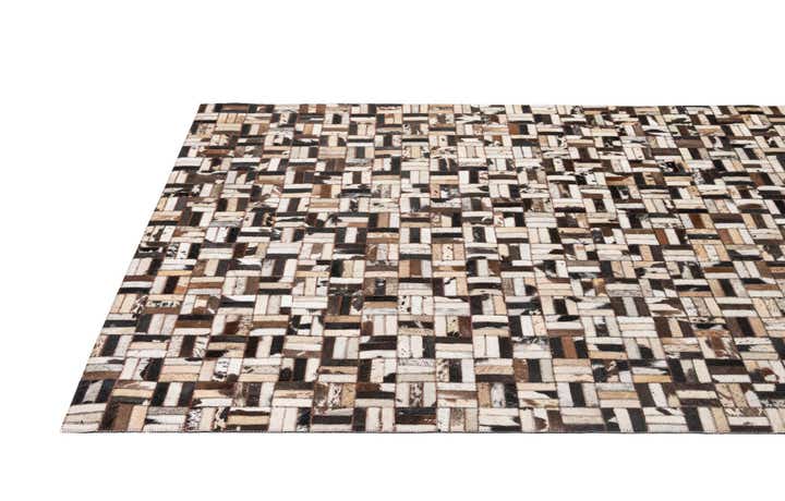 5' 1 x 8' Cowhide - Patchwork Rug