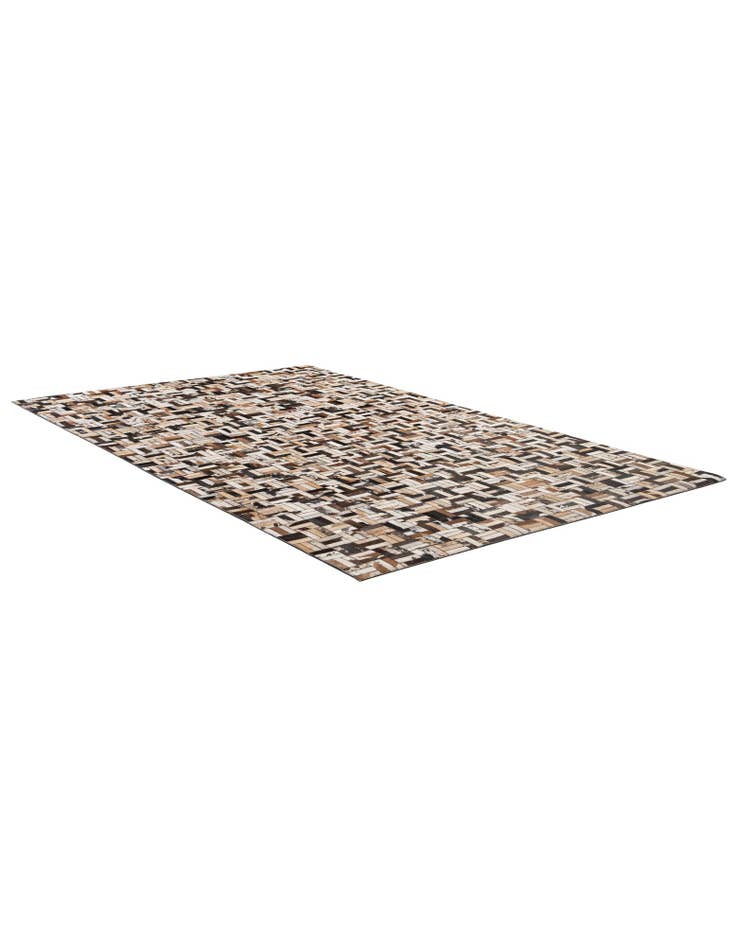 Detail image of 4' 11 x 7' 11 Cowhide - Patchwork Rug