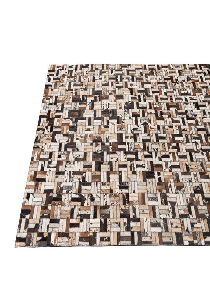 4' 11 x 7' 11 Cowhide - Patchwork Rug