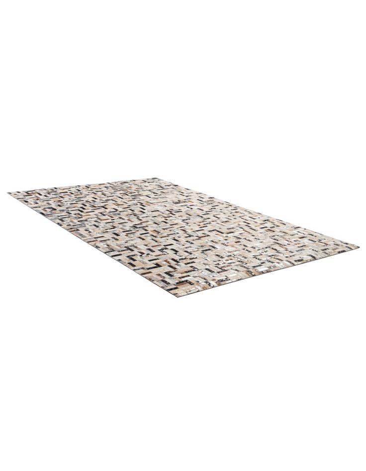 Detail image of 5' x 7' 11 Cowhide - Patchwork Rug