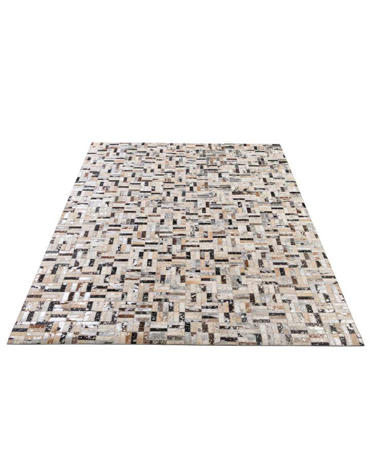 5' x 7' 11 Cowhide - Patchwork Rug