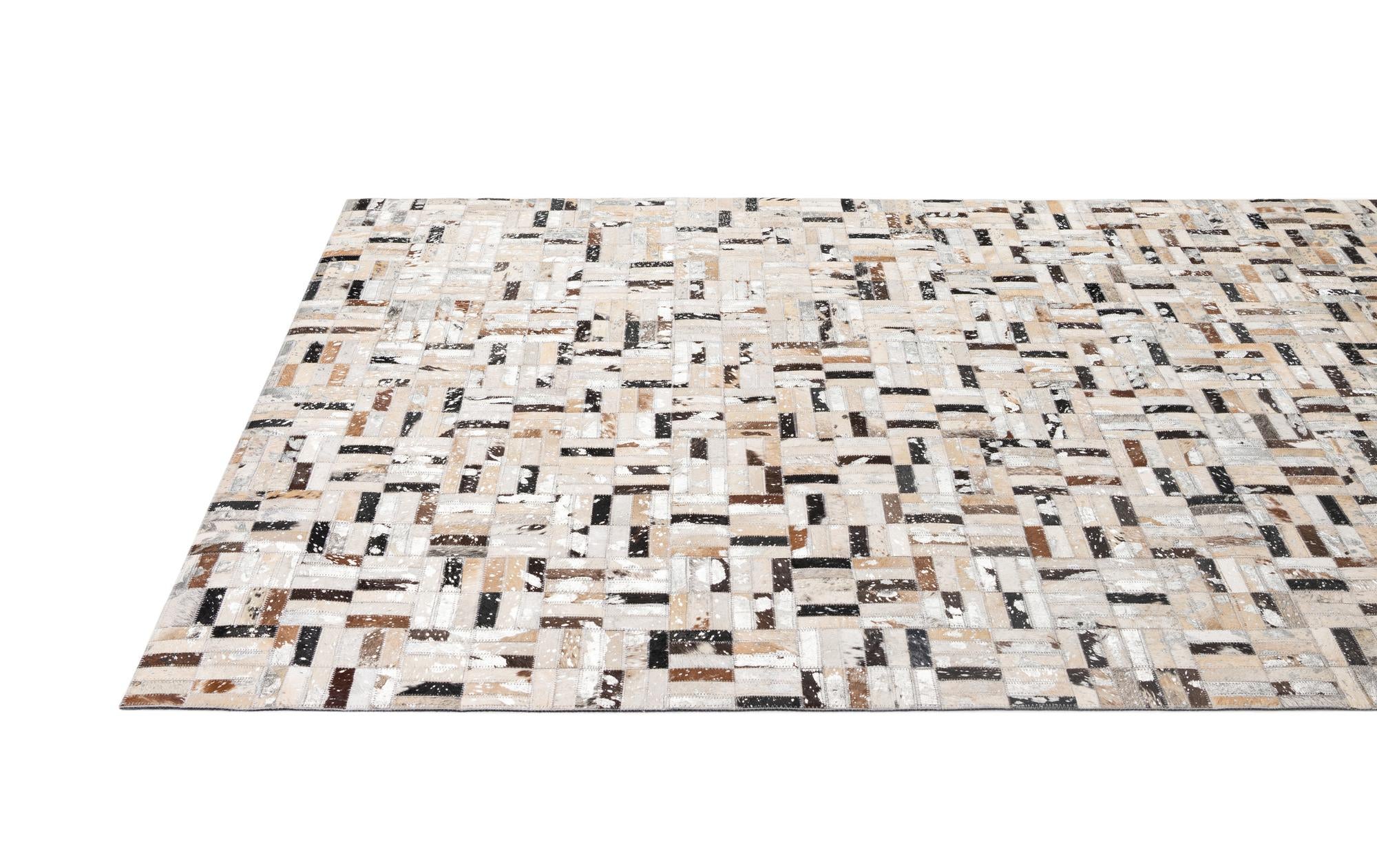 5' x 7' 11 Cowhide - Patchwork Rug