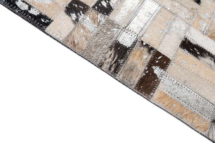 5' x 7' 11 Cowhide - Patchwork Rug