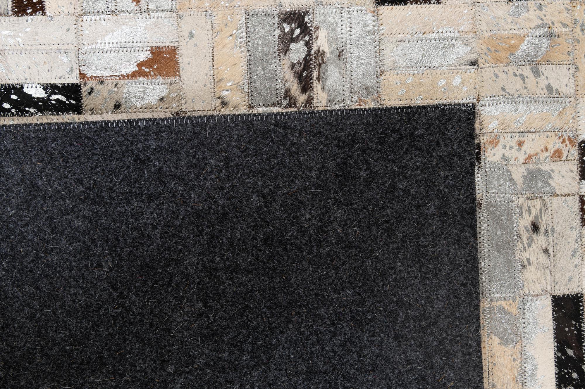 5' x 7' 11 Cowhide - Patchwork Rug