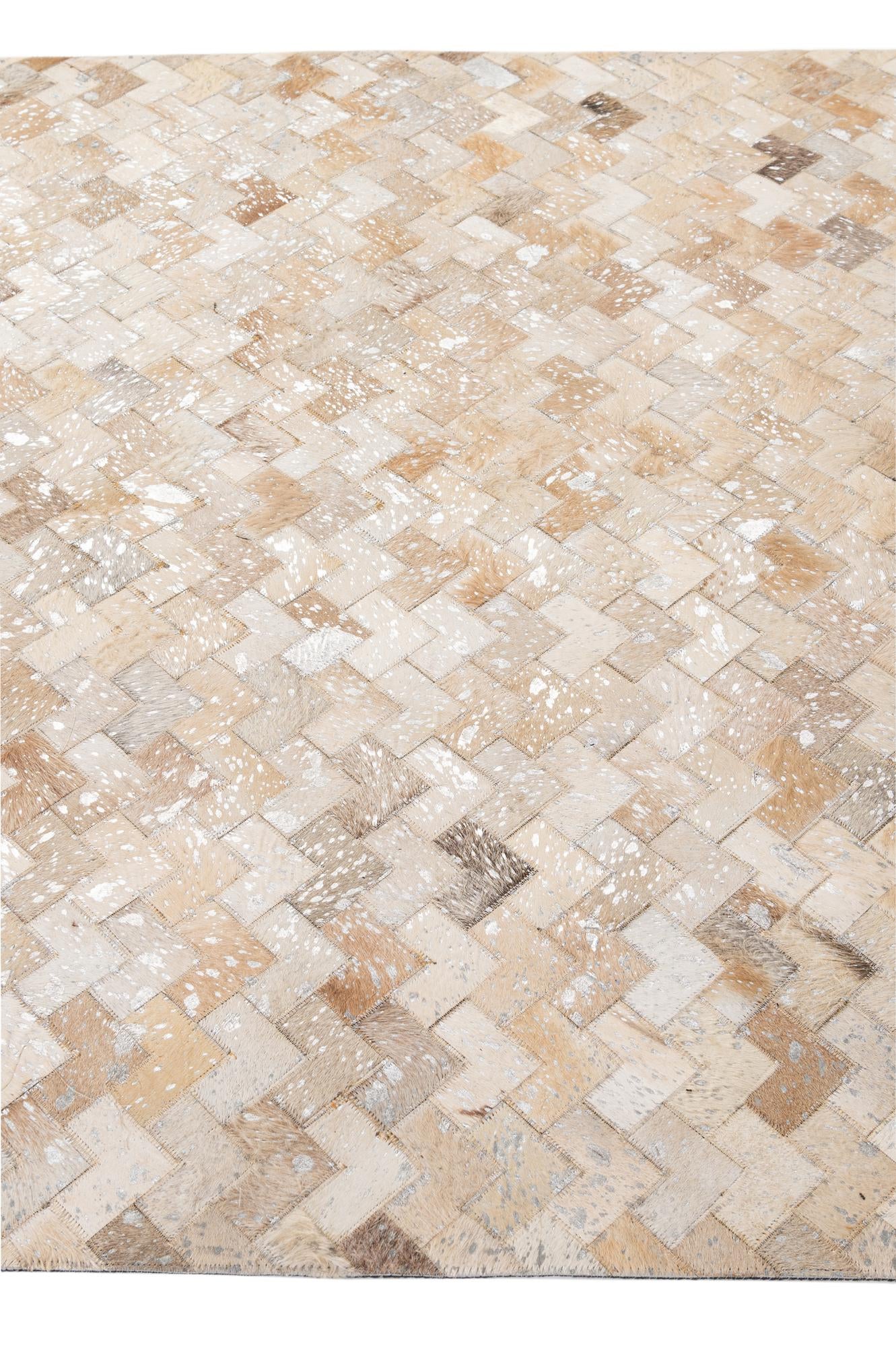 5' x 7' 11 Cowhide - Patchwork Rug