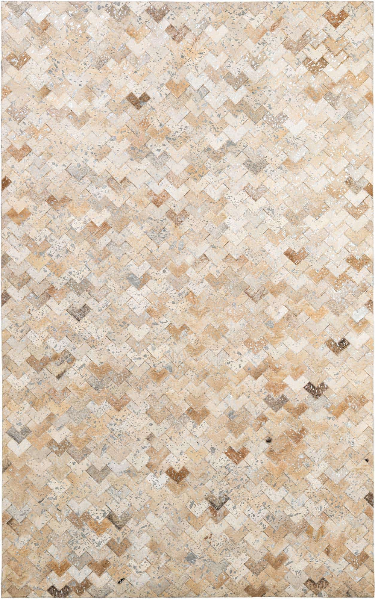 5' x 7' 11 Cowhide - Patchwork Rug